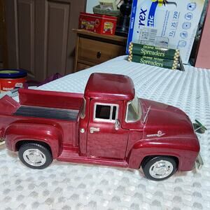 SUNNYSIDE 1956 FORD T-100 RED DIE CAST MODEL TRUCK